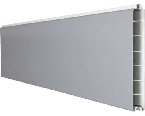Einzelprofil GroJa BasicLine Schmal 180 x 15 cm silbergrau Kunststoff Fassadenverkleidungselement