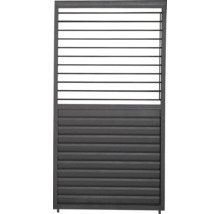 Lamellenwand Mirador Classic, Deluxe Plus 400 123 x 235 cm anthrazit