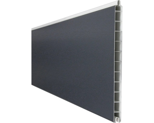 Einzelprofil GroJa BasicLine Premium 180 x 28,4 cm anthrazit Dunkelgraue Kunststoff Fassadenverkleidung