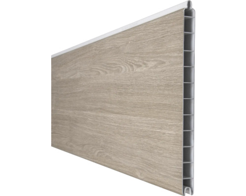 Einzelprofil GroJa BasicLine Premium 180 x 28,4 cm Sheffield Oak Kunststoffpaneel mit Holzdekor für den Innenbereich