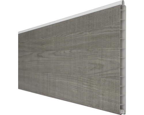 Einzelprofil GroJa BasicLine Premium 180 x 28,4 cm Grey Ash Cut Paneel mit Holzoptik