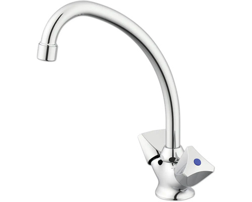 Wasserhahn aus Chrom