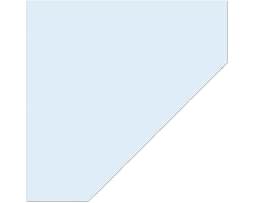 Glas Funkenschutzplatte ESG-Klarglas 1200 x 1200 mm 5-Eck transparent