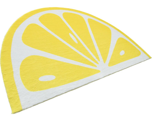 Dekorative Fußmatte im Zitronenscheiben Design