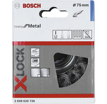 Topfbürsten Bosch 75mm, 0.35mm Stahl, X-LOCK Aufnahme-thumb-2