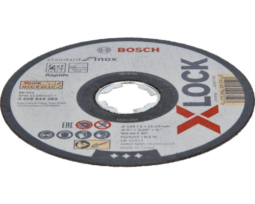 Bosch Trennscheibe X-Lock, Durchmesser 125 Millimeter