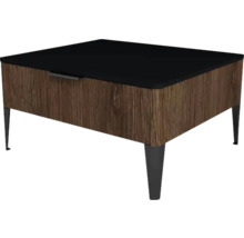 Unterschrank mit 1 Schublade Devo Lotos 31x60x53 cm bronze expressive oak/schwarz