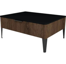 Unterschrank mit 1 Schublade Devo Lotos 31x70x53 cm bronze expressive oak/schwarz