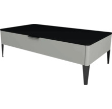 Unterschrank mit 1 Schublade Devo Lotos 31x100x53 cm perfect touch stahlgrau/schwarz