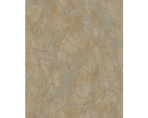 Vliestapete 34255 City Glow abstrakt braun gold Tapete mit floralem Muster