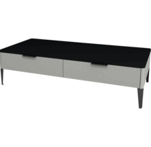 Unterschrank mit 2 Schubladen Devo Lotos 31x120x53 cm perfect touch stahlgrau/schwarz
