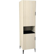 Hochschrank mit zwei Türen und offenem Fach