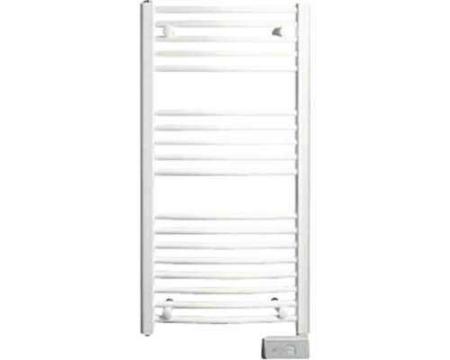 Elektrischer Badheizkörper AEG BHG 505 W 100,5x48x10 cm 500 Watt weiß glänzend Weißer Handtuchwärmer mit horizontalen Heizrohren für das Badezimmer