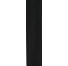 Akustikpaneel foliert ähnlich RAL9005 2400 x 572 x 19 mm