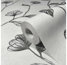Vliestapete 34802 GZSZ Floral grau Silber