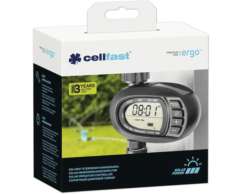 Cellfast Solar Bewässerungscomputer in der Verpackung