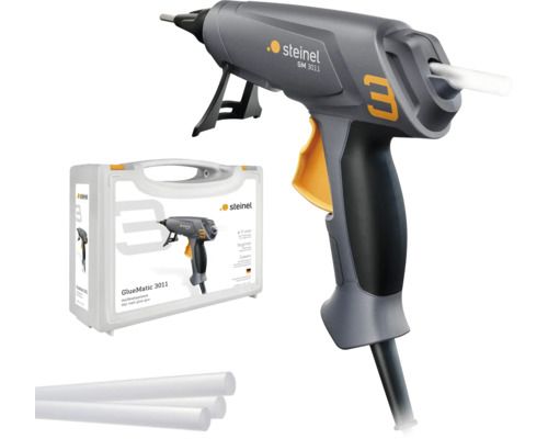 Heißklebepistole mit Aufbewahrungskoffer und Klebesticks