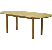Gartenmöbelset GARDEN PLACE Alina 4-Sitzer 5 tlg. braun mit ausziehbarem Holztisch aus robuster Akazie, klappbar, inkl. Auflagen