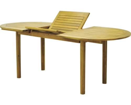 Ausziehbarer Gartentisch aus Holz
