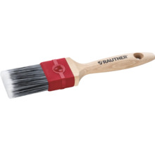Flachpinsel mit Holzgriff und Kunststoffborsten