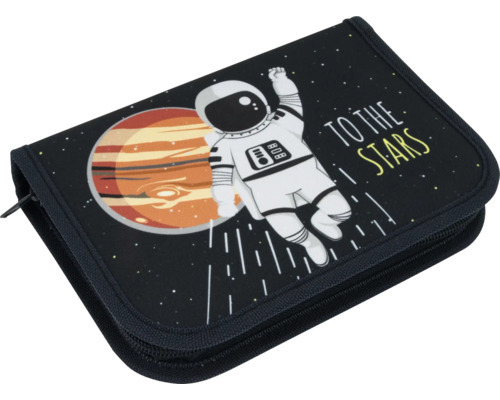 Federmäppchen mit Astronautenmotiv und Planeten