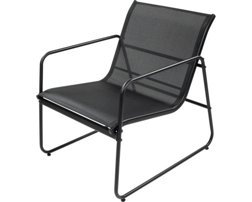 Loungesessel mit Netzbezug und Armlehnen