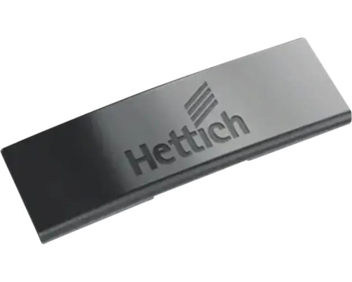 Abdeckkappe für Scharnierarm Sensys schwarz 50 Stück Hettich Logo