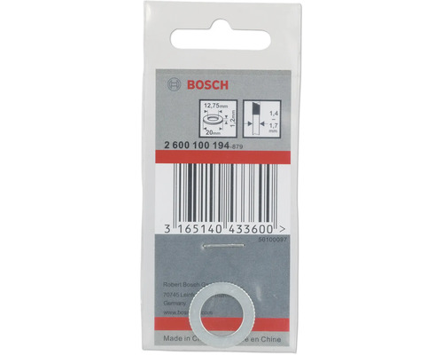 Bosch Logo, eine Metallscheibe in einer Verpackung