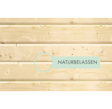Holzfassade naturbelassen