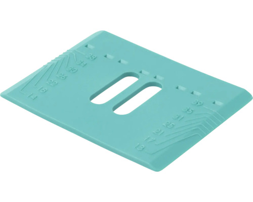 Stricknadel Größenmesser mit Messbereich.