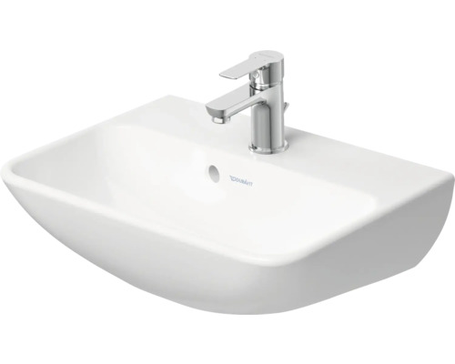 Keramikwaschtisch mit Armatur für das Badezimmer
