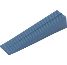 Akkit Keile für Nivelliersystem 100 Stück blau für Fliesenstärke 3-12 mm