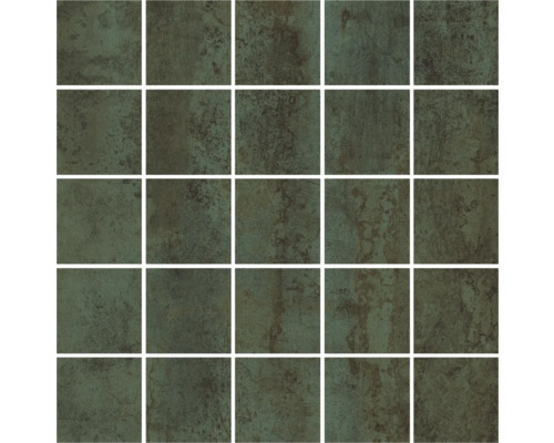MIRAVA Feinsteinzeugmosaik GLASGOW turquise 30 x 30 x 0,7 cm Fliesenmuster mit quadratischen Keramikfliesen