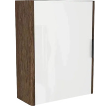 Hängeschrank mit Tür und Holzstruktur