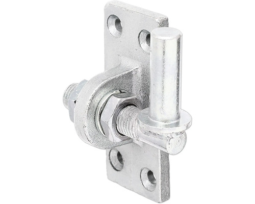 Kloben Typ D I verstellbar 16 x 105 x 45 mm galv. verzinkt, dickschichtpassiviert Verstellbarer Kloben aus Metall mit Schraube und Mutter zur Befestigung an Toren.