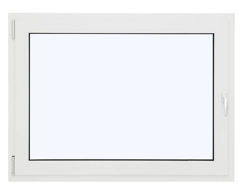 Weißes Kunststofffenster mit Griff