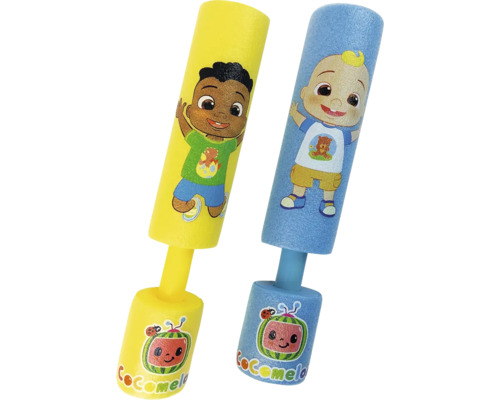 Zwei Wasserpistolen mit CoComelon-Motiv