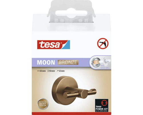 Tesa Moon Bronze Kleiderhaken im Paket
