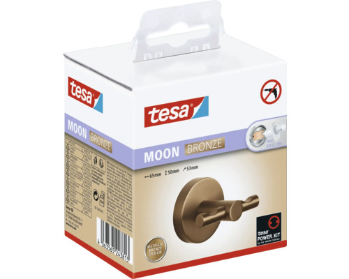 Tesa Moon Bronze Kleiderhaken Verpackung