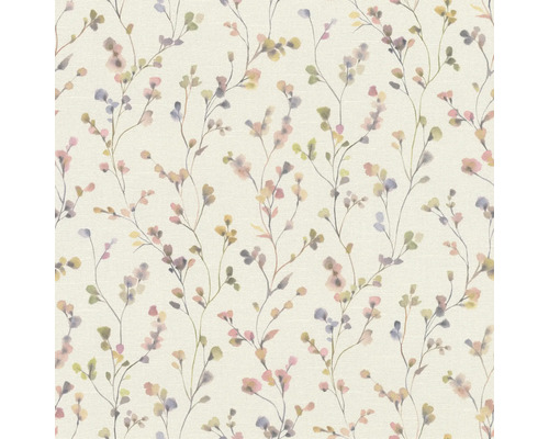 Vliestapete 486155 Country Charme Blümchen rosa Tapete mit floralem Muster