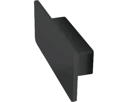 Wandpaneel mit Ablage Devo Lotos BxHxT 50x20x12 cm perfect touch schwarz matt Profilleiste