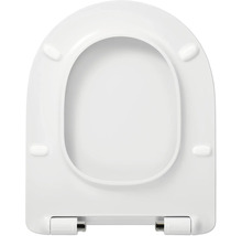 REIKA WC-Sitz Mito weiß Scharniere anthrazit poliert mit Absenkautomatik und Quick&Clean-thumb-3