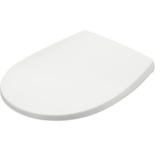 REIKA WC-Sitz MINO weiß Scharniere messing poliert mit Absenkautomatik und Quick&Clean universell passend