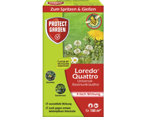 Rasenunkrautfrei Protect Garden Loredo Quattro Konzentrat 100 ml für 100 m²
