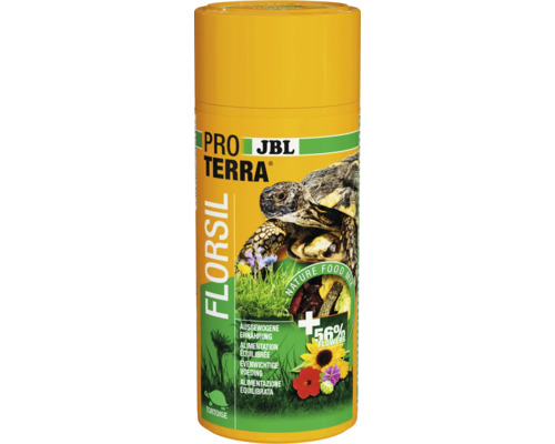 Schildkrötenfutter JBL PROTERRA FLORSIL Hauptfutter mit Blüten für alle Landschildkröten 250 ml