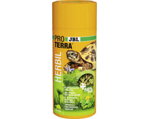 Schildkrötenfutter JBL PROTERRA HERBIL Pflanzliches Alleinfutter für alle Landschildkröten 250 ml