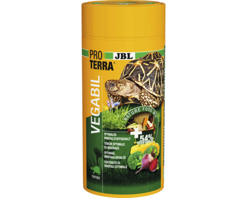 Schildkrötenfutter JBL PROTERRA VEGABIL Hauptfutter mit Gemüse für alle Landschildkröten 1000 ml