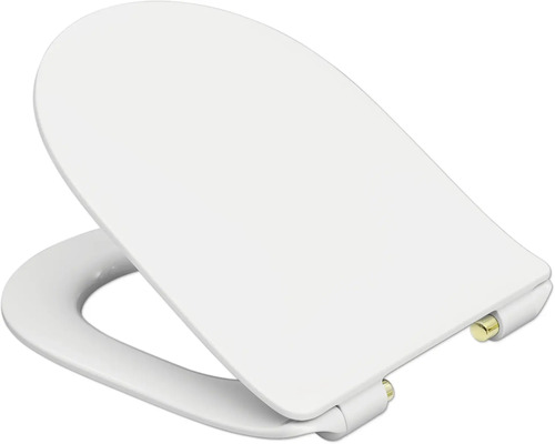 Weißer Toilettensitz