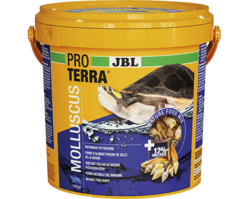 Wasserschildkröten Snack JBL PROTERRA MOLLUSCUS Schnecken-Leckerbissen für Wasser- & Sumpfschildkröten 2,5 l