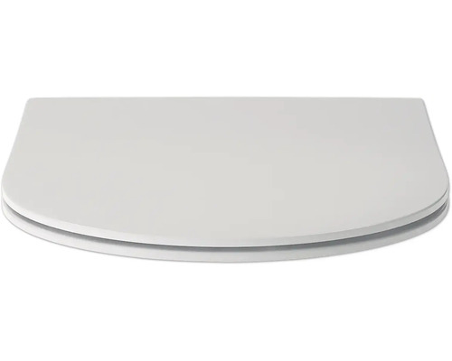 Halbrunder WC-Sitz aus Kunststoff